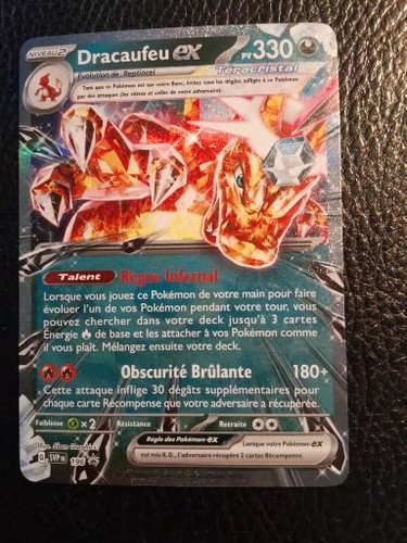 Carte pokémon dracaufeu - pokémon, ex