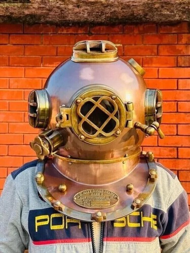 Ancien casque plongée - de, mark