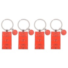  4 Pcs Porte Clé Basketball