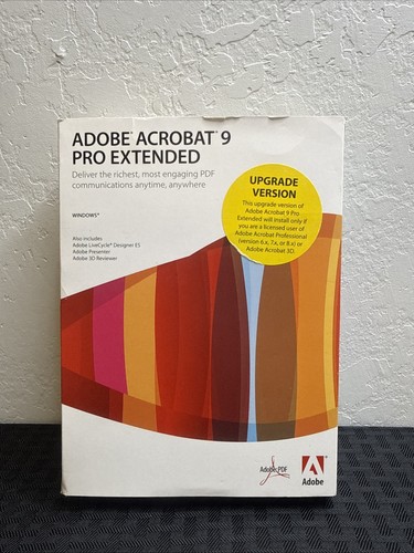 Adobe acrobat pro - adobe, 9
