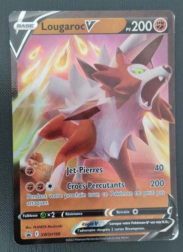 Carte pokémon lougaroc v - lougaroc,