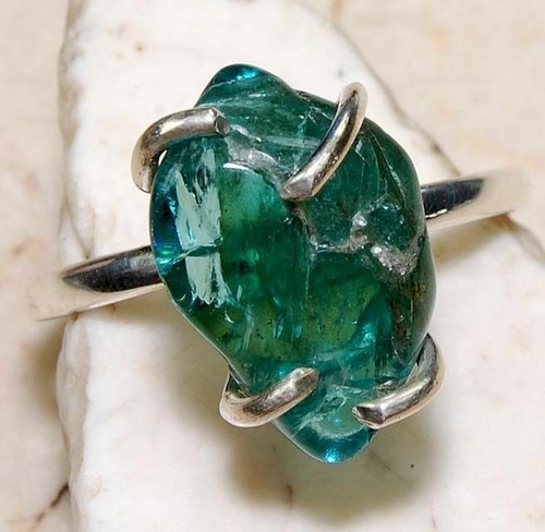 Belle bague argent massif - en,