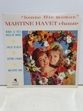 EP 45T MARTINE HAVET BONNE FETE MAMAN FRENCH 1962 PRESS NM POP JAZZ CARAVELLI