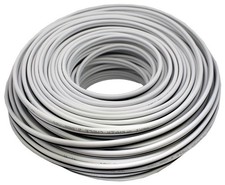 Câble 100 M 2x 4 MM² Blanc -