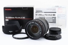 [Neuf dans sa boîte] Objectif Sigma 18-200 mm F3,5-6,3 DC OS HSM AF pour...