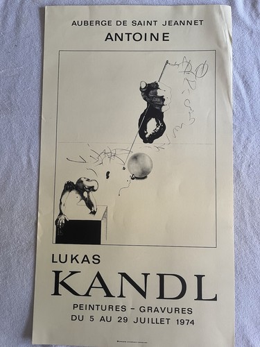 Rare lithographie lukas kandl - rare,