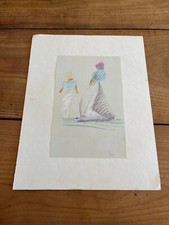 dessin couleur pierre pruvost N36 personnage voilier