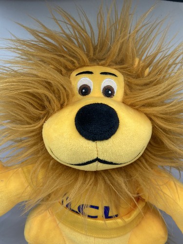Peluche lion mascotte lcl - peluche,