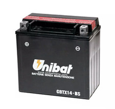 Batterie Moto Scooter UNIBAT CBTX14-BS YTX14 BS Triumph Trophy 1200 00-04