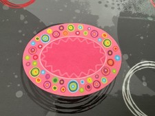 PLAYMOBIL * MAISON MODERNE * Tapis Ovale Rose Vert Bleu Chambre 5309 70210 