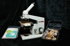 MICROSCOPE NEUF VINTAGE RUSSE   -   LOMO BIOLAM C1 - Dans son coffret en bois
