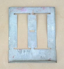 Ancien POCHOIR "H" LETTRE déco cuisine salon industrielle usine atelier garage