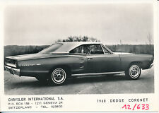 Photo de Presse Muscle Car -