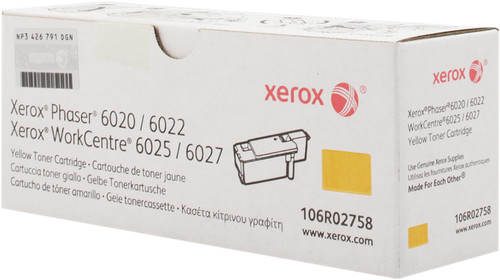 Toner xerox jaune 106r02758 - toner,