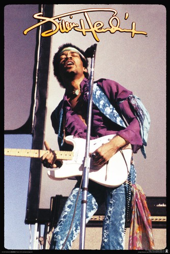 Jimi hendrix live - live, affiche
