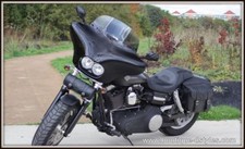 rool bag de fourche en CUIR