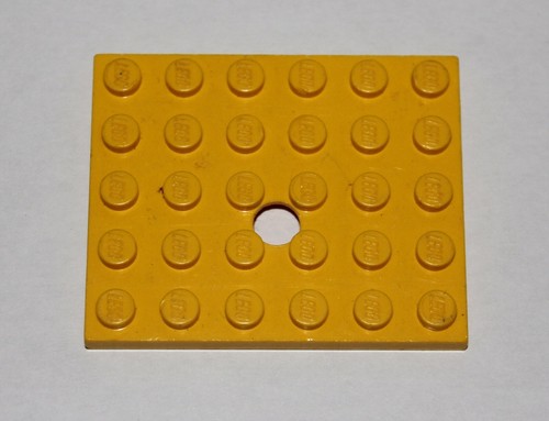 Lego vintage yellow - lego, plate
