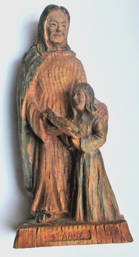 Ancienne statue sainte anne - statue,