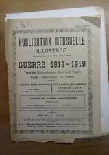 Panorama de La Guerre Mondiale 1914,15,16,18,19 Fasc. n°80 avec Illustrations
