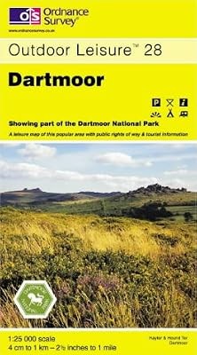 Dartmoor ordnance survey - dartmoor,