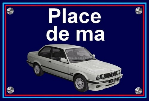 Plaque place bmw e - ",