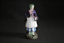 ancien encrier en porcelaine de vieux Paris cantinière militaire XIX ème