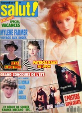 Magazine SALUT n°46, Mylène FARMER, ELSA, Patricia KAAS, MECANO, Rachid FERRACHE