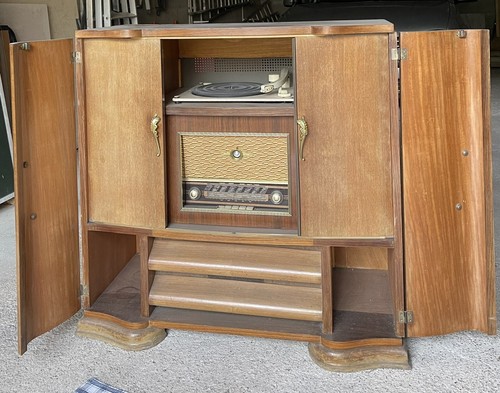 Meuble radio tourne - meuble,