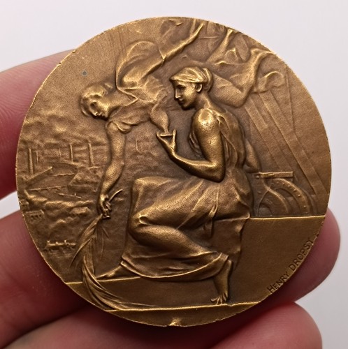 Médaille bronze art - médaille, nouveau