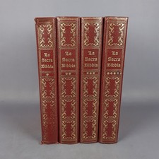 Lot 4 Volumes La Sacra Bible