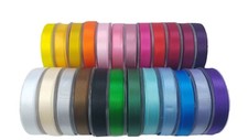 Ruban Satin Double Face 15 mm x 2 mètres - 100% Polyester + de 25 coloris