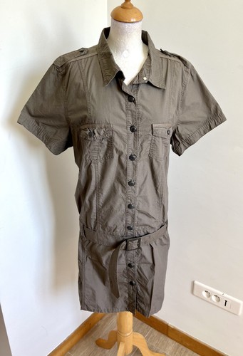 Robe t48 saharienne - t48/50, kaki