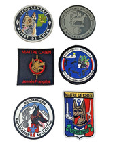 LOT de 6 Tissus Maitre Chien Divers