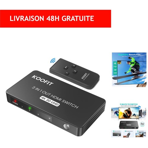 Commutateur hdmi 60hz - 4k,