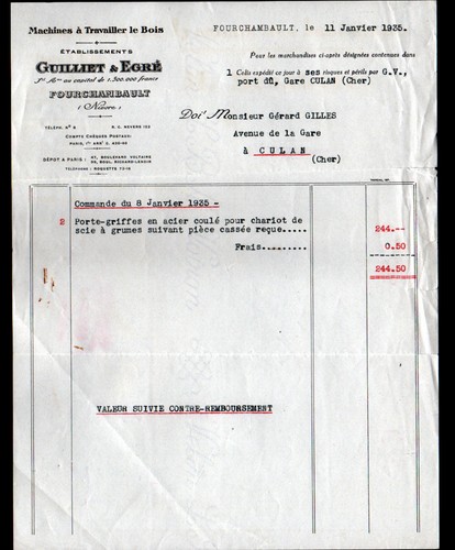 Fourchambault machines à - fourchambault, (58)
