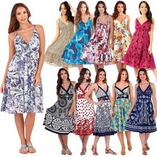 Robe D'Été À Bretelles En V