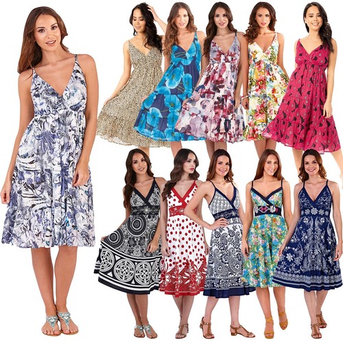 Robe été bretelles en v - bretelles,