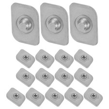  Lot de 16 limiteurs de fenêtre en acier inoxydable pour fenêtres coulissantes