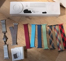 Apple Watch Series 7 45mm Silver SS + divers bracelets