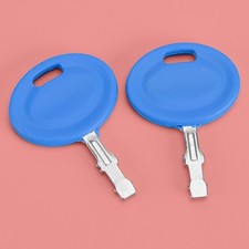 2pcs Bleu Clé d'allumage pour