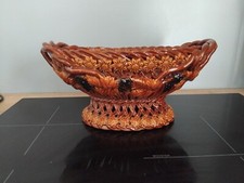 plat corbeille pichon uzes  Faience Tresse