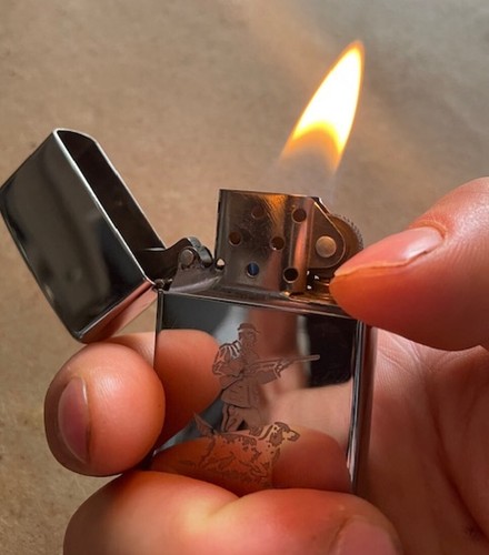 Beau zippo hunterdog satin - zippo,
