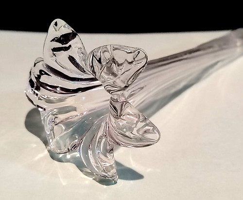 Pampille fleur verre de - fleur, en