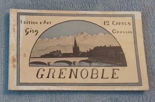 Album cpa grenoble carnet 12 - cpa,