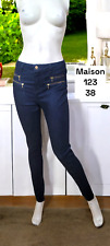 Maison 1-2-3 Taille 38 ? Superbe pantalon jeans jean denim bleu brut femme