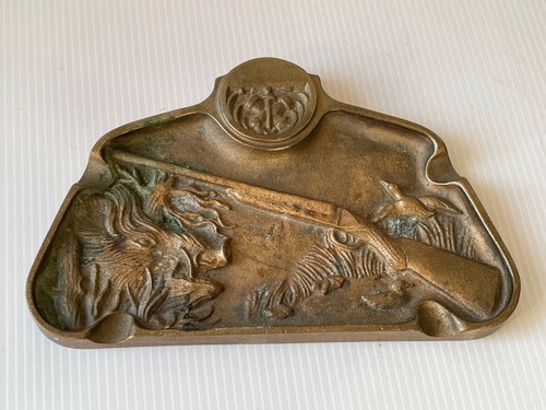 Ancien cendrier bronze - en,