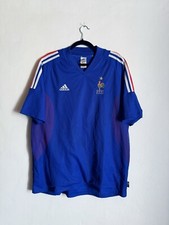 France Home Football Shirt Jersey 2002-2004 Adidas XL 298742