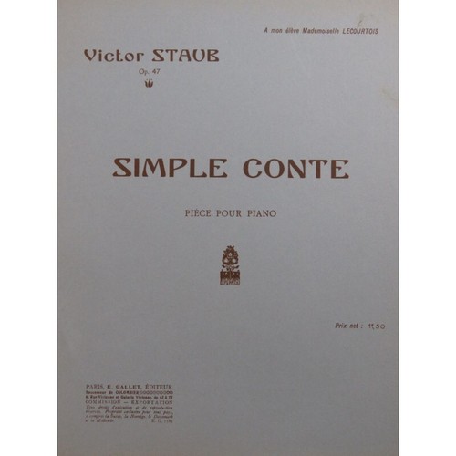 Staub victor simple conte - simple,