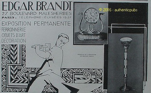 Publicite edgar brandt - publicite,