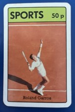 TENNIS  STAR IVAN LENDL VERY RARE ROOKIE CARD FRENCH EDITION 1986